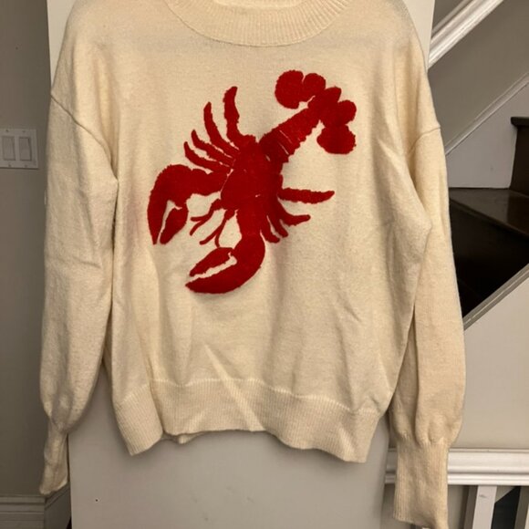 Fuzzy Red Lobster Sweater - Picture 3 of 8